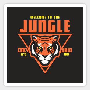 Cincinnati Bengals 2022 Super Bowl! Welcome to The Jungle Magnet